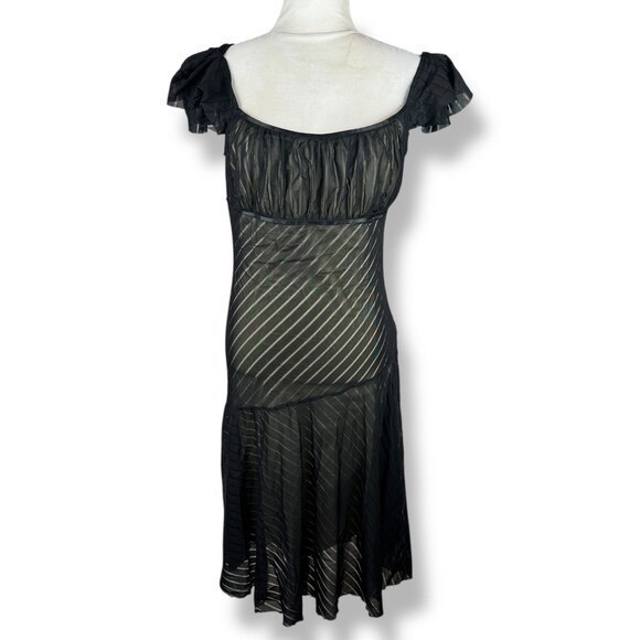 Kaity Dresses & Skirts - Black Mesh Babydoll Dress Womens Size XL (Runs Small) Whimsigoth Fairy Flutter